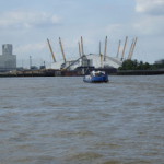 Millenium Dome Thames Estuary London Piper Boats Dutch Barges